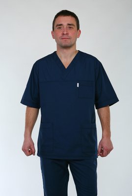 Медицинский костюм мужской "Health Life" батист 22106 3040017 фото