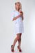 Медичний халат жіночий "Health Life" батист білий з вишивкою 2143 2143 фото 1