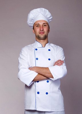Кітель кухаря "Health Life" коттон білий 3213-1, куртка кухаря 6000007 фото